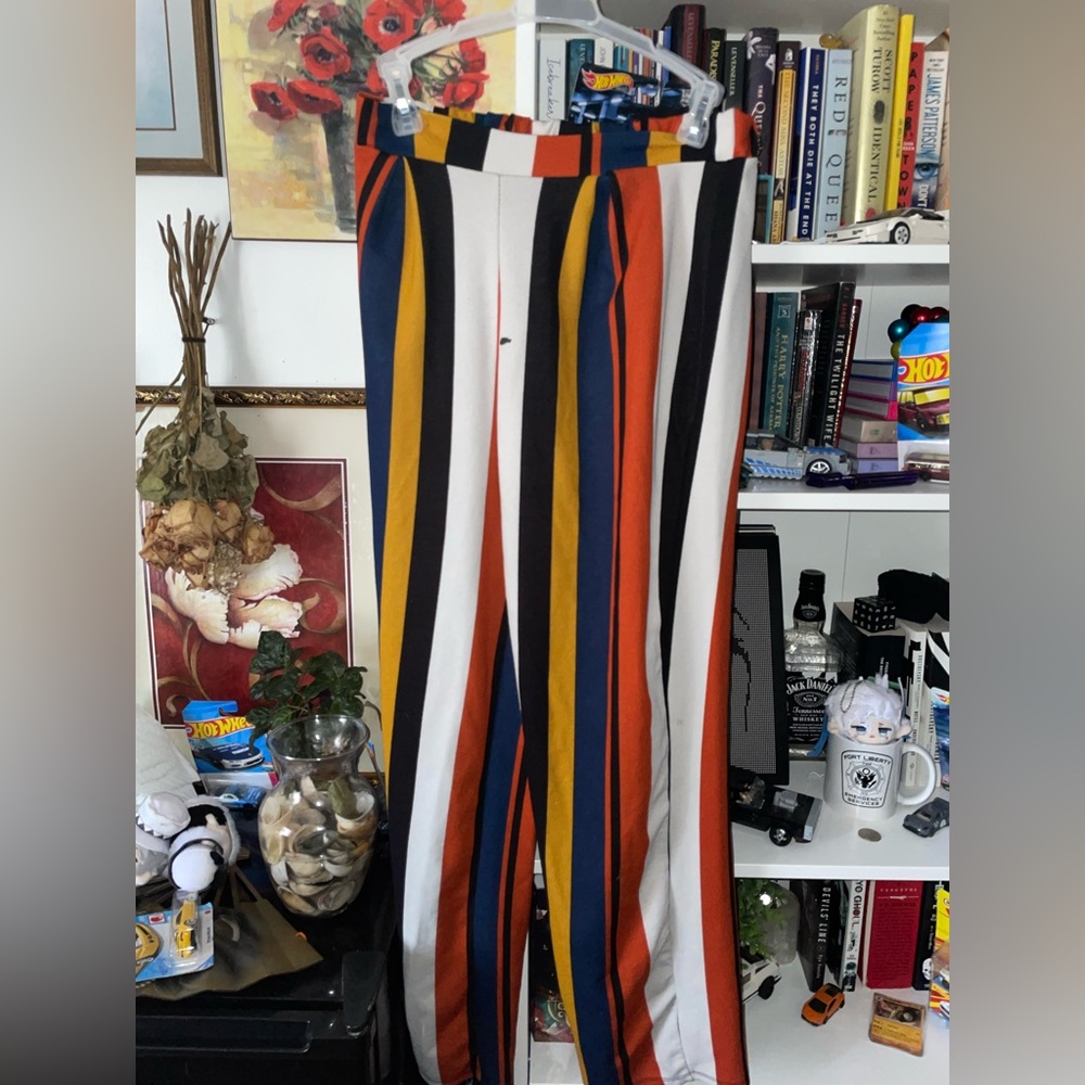 Multicolor Striped Pants